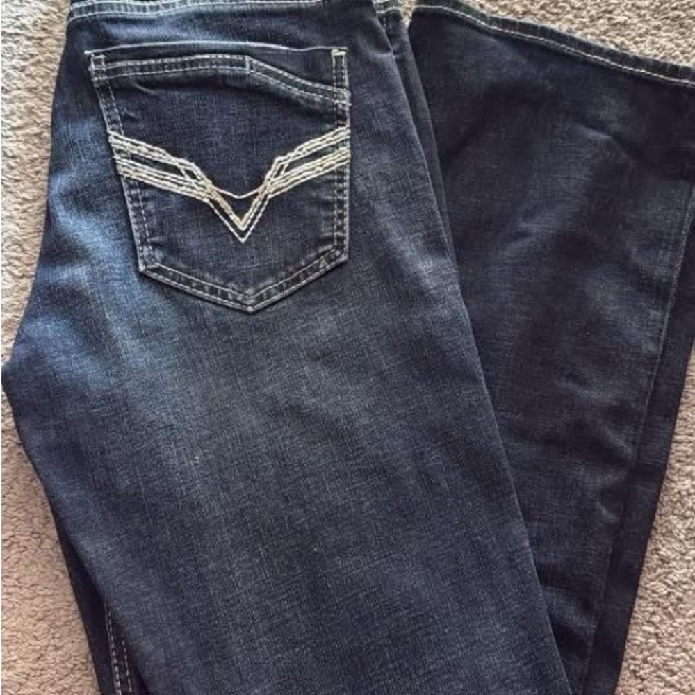 BKE Dark Blue Boot Cut Jeans